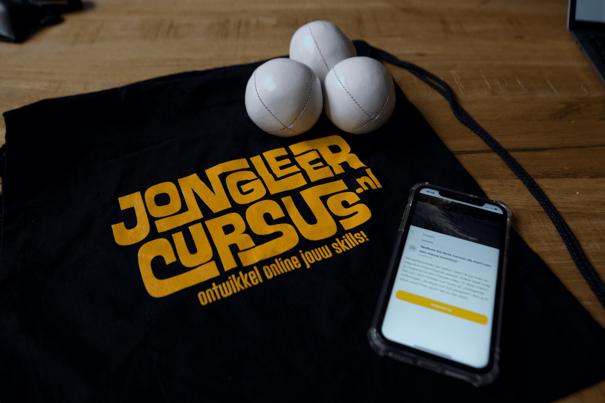 Hoe leren jongleren